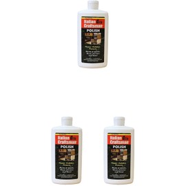 Eastern Marble & Granite Supply Granite & Marble Polish - Cleans & Protects - Italian Craftsman 16 oz (Three Pack)