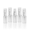3ML Clear Glass Vials with Clear Fine Mist Spray Top