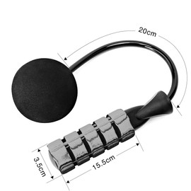 CYWQ Weighted Cordless Jump Rope for Workout Fitness,Exercise Skipping Ropes Tangle-free with Ball Bearings Weighted Ropeless Jump Rope (Gray)