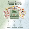 FEBU Swedish Dishcloths for Kitchen | 5 Pack Fruit Pattern
