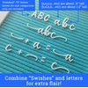 Cursive Letter Set for Felt Letterboards, 150+ Lowercase Script Letters,