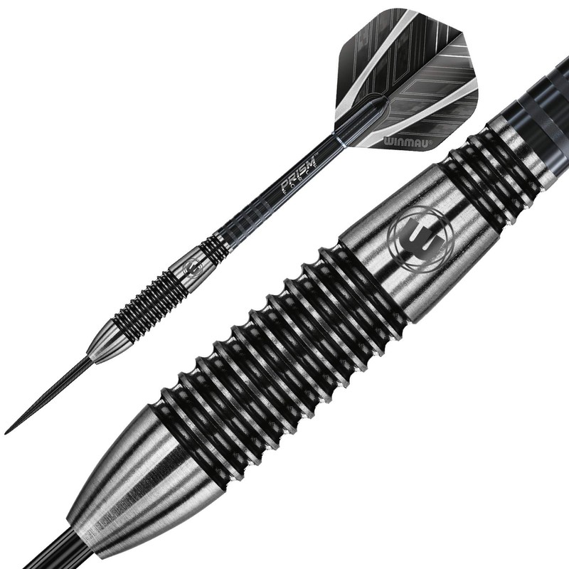 WINMAU Blackout 24 Gram Tungsten Darts Set with Flights and