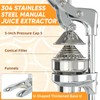 Nisorpa Manual Juicer Hand Press Commercial Citrus Juicer Machine Stainless