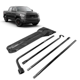 Xongjojo Spare Tire Tool Kit with Tire Jack Handle and Wheel Lug Wrench Compatible with 2007-2021 Tundra 2008-2021 Sequoia Spare Tire Removal Tool Kit
