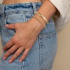 Starain Gold Beaded Ball Bracelets for Women Dainty Twisted Chunky