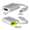 TRENDnet - Adaptador USB-C a HDMI con Suministro de energía,
