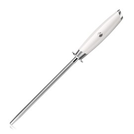 Cangshan Thomas Keller Signature Collection, Diamond Coated 8-Inch Honing Steel, White