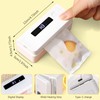 SAMIQU Mini Bag Sealer - Handheld Heat Sealer with Cutter,