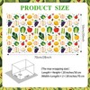 Pineraap Vegetable Salad Wrapping Paper 12 Sheets Veggie-Themed Designs Gift