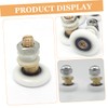 LALAFINA 4Pcs Sliding Shower Door Rollers Replacement Parts Eccentric Wheel
