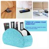 KEYPOWER Remote Control Holder Organizer Table Desk Leather Control Storage