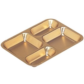 Anodized Oxide Lunch Plate, Rectangular Type (4 Servings) 116