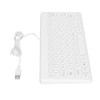USB Keyboard Wired 78 Keys Ergonomic Design Power Saving Round