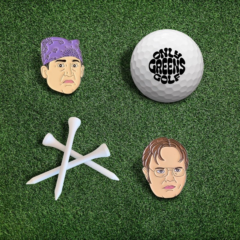 Ball Marker & Hat Clip Set - Office - Complete