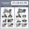 Rhinowalk Motorcycle Saddle bags, Waterproof motorcycle saddlebags, shoulder bag 28L(14L*2),