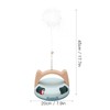 Automatic Rotating Feather Toy Relieve Boredom Bite Resistant Interactive Cat