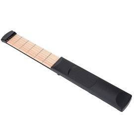 Pocket Guitar, 6 Frets Left Hand Portable Pocket Guitar Practical Neck Acoustic Guitar Practical Tool Pocket Guitar Chord Trainer Guitars Assister, Correct Guitars Pocket Guitar