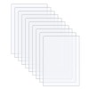 Langaelex 10 Pack of Acrylic Sheets 5x7-0.043" Thick Clear Extruded