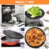 Apidgrowth Silicone Splatter Screen for Frying Pan,Grease Splatter Guard,Heat-Resistant Splatter