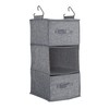 Household Essentials Closet Storage Hanging Shoe Organizer, Graphite