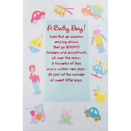 Wishing You Every Happiness A Precious New Baby Boy Can Bring - Congratulations on Birth of Son Greeting Card