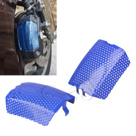 Unbranded Blue Front Caliper Inserts For Harley Touring Street Electra Glide V-Rod Models