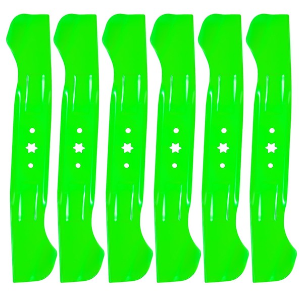 TENGMUJX 6 Pack High Lift Mower Blade Replace OEM 942-04244A