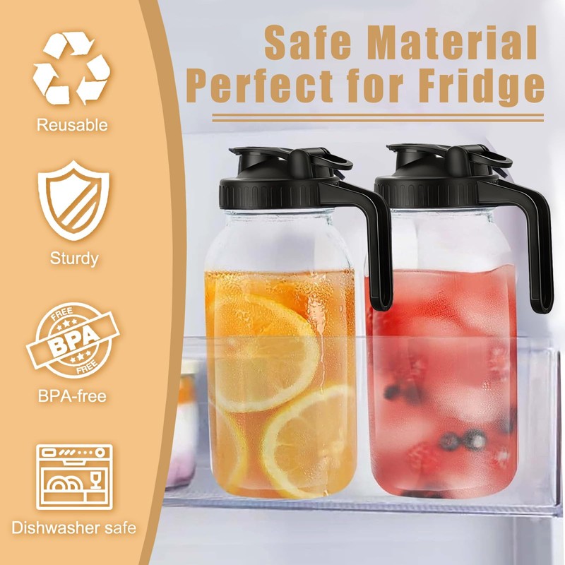 Mason Jar Pour Spout Lid for Wide Mouth Mason Jars,