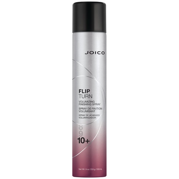 Joico Flip Turn Volumizing Finishing Spray | For Most Hair Types | Humidity Protection | Hold Level 10+ | Protect Against Pollution & Harmful UV | Paraben & Sulfate Free | 72 Hour Hold | 300mL