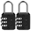 SISAV Padlock with 3 Numbers Padlock for Gym, Outdoor Padlock