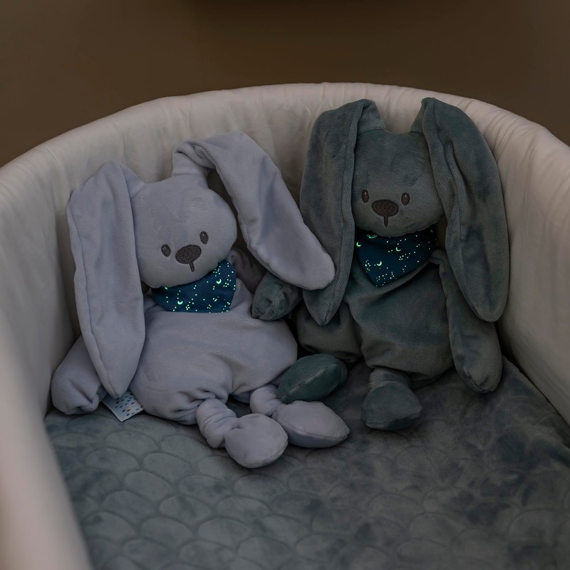 Nattou Cuddly Rabbit Lapidou Pastel Blue 30 cm