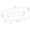 SIRO Inlet Fitting Shell Handle 2382 Metal Plain Black Matt