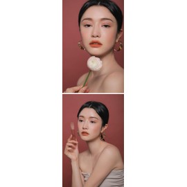 3CE BLUR WATER TINT(4.6g) soft lip with less smear with a blurry finish (#PLAY OFF) with sun cream(1ml*3ea)