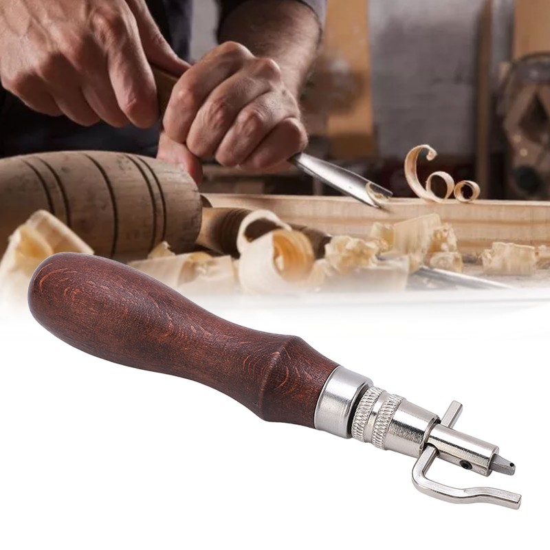 Leather Groover 7 in 1 Multipurpose Durable Wood Metal Labor
