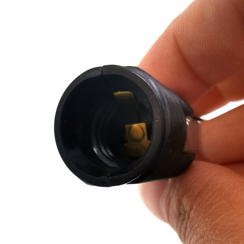 TWDRTDD E12 Light Socket-E12 Lamp Holder with 6 Inch Wire