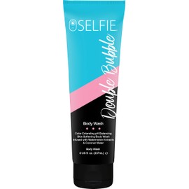 Devoted Creations Selfie Glow Sunless Double Bubble Body Wash - Color Extending pH Balancing Skin Softening Body Wash