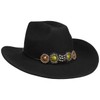 Lipodo Vancester Western Hat - Wool Felt - With Typical