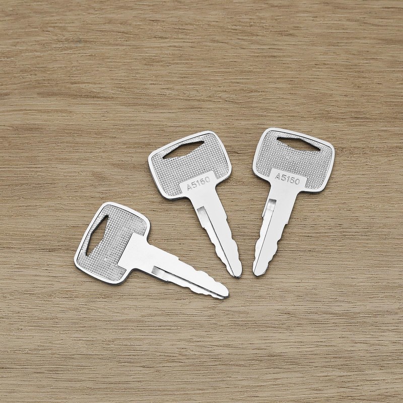 ECSiNG 6pcs Ignition Keys A5160 Forklift Ignition Key 91A07-01910 Compatible