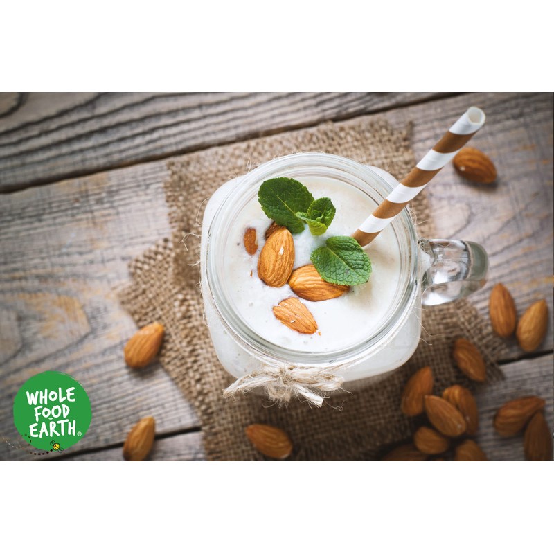 Wholefood Earth Whole Natural Almonds 250 g | GMO Free