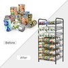 Vrisa Can Organizer for Pantry 7-tier Can Rack Organizer Metal