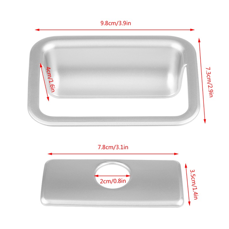 Car Glove Box Decorative Cover Trim for Toyota Land Cruiser