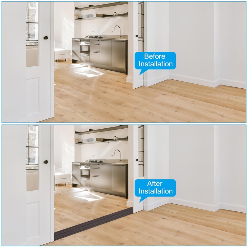 PATIKIL Self Adhesive Floor Transition Strip 10 ft x 3"