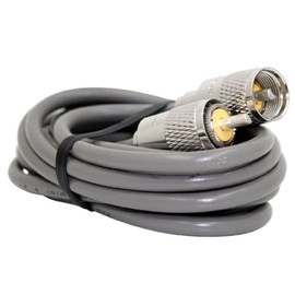 ProComm - PP8X25 - Procomm 25' Rg8x Single Lead Coax Cable with Soldered Pl259 Connectors On Each End