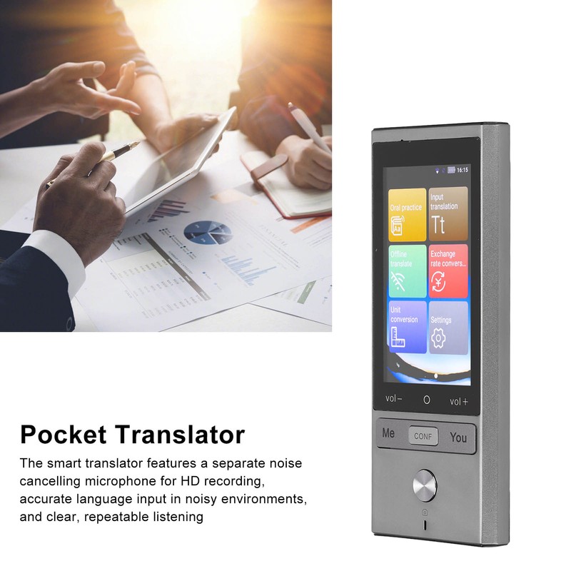 Wifi Translator SIM Card Insertable 3.0in Touchscreen 109 Languages Instant