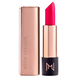 Natasha Moor Makeup Matte Lipstick - Nonstick Lip Stain for Semi Matte Finish, Creamy, Hydrating formula, Highly Pigmented, Best Lip Stick for Women, Cruelty Free | SILK SUEDE Raspberry Magenta (Euphoria)