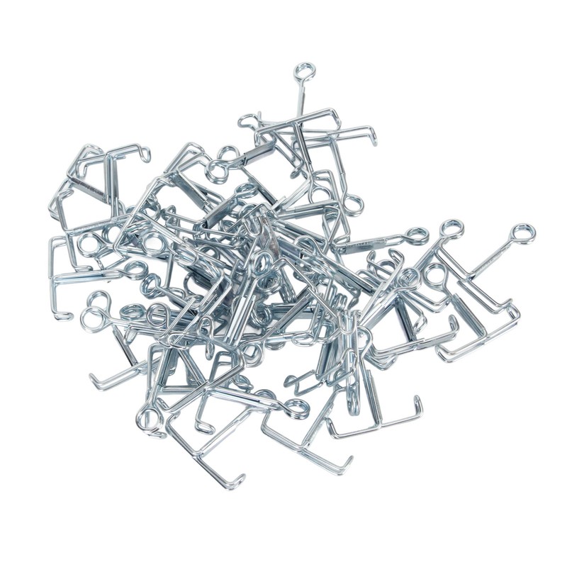 50Pcs Flat Jaw Pinchcocks Stainless Steel Strong Clamping Rustproof Latex