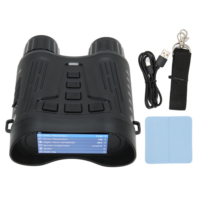 8X Night Vision Binoculars 3.2inch TFT Screen 984.3ft Range IP54
