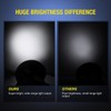 Nilight 2PCS 4" White Round LED Reverse Back Up Light