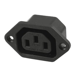 CABLEPELADO IEC C13 Socket | Power Connection C13 | IEC 320 C13 | Socket | 15 A 250 V | Solder Connection | Suitable for Mounting on Chassis Panel