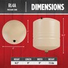 Red Lion RL4A - 4.5-Gallon Inline Pre-Charged Pressure Tank for